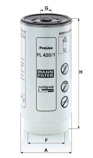 Mann PL 420/1 x Fuel Filter PL4201x