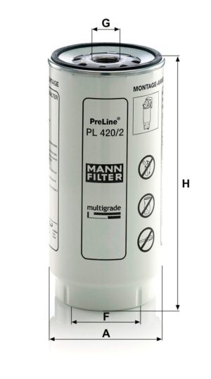 Mann PL 420/2 x Fuel Filter PL4202x