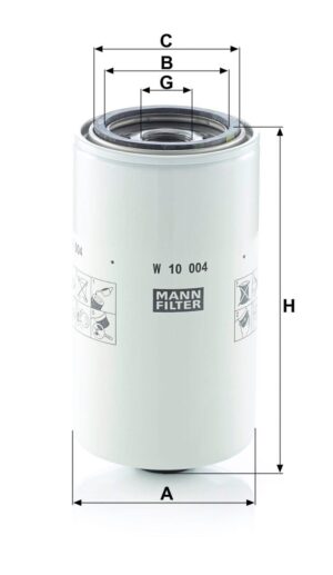 Mann W 10 004 Oil Filter W10004