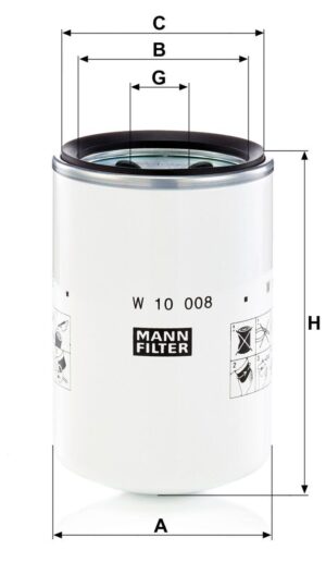 Mann W 10 008 Hydraulic Filter W10008