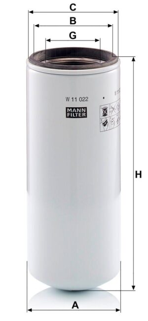 Mann W 11 022 Oil Filter W11022