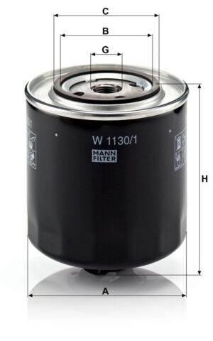 Mann W 1130/1 Oil Filter W11301