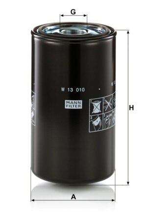 Mann W 13 010 Hydraulic Filter W13010