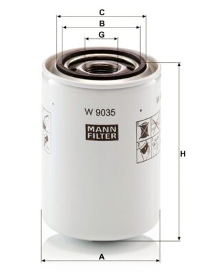 Mann W 9035 Oil Filter W9035