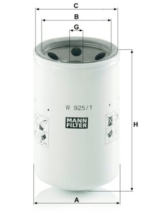 Mann W 925/1 Hydraulic Filter W9251