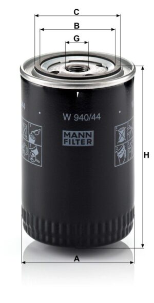 Mann W 940/44 Oil Filter W94044