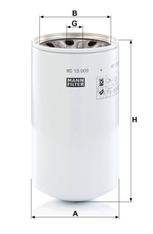 Mann WD 13 009 x Hydraulic Filter WD13009x