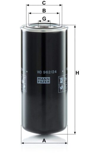 Mann WD 962/24 Oil Filter WD96224