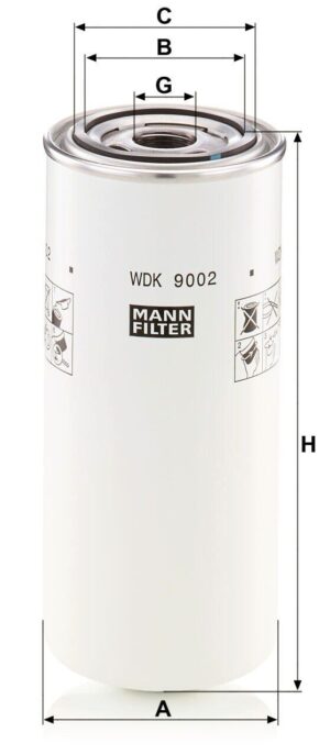 Mann WDK 9002 Fuel Filter WDK9002