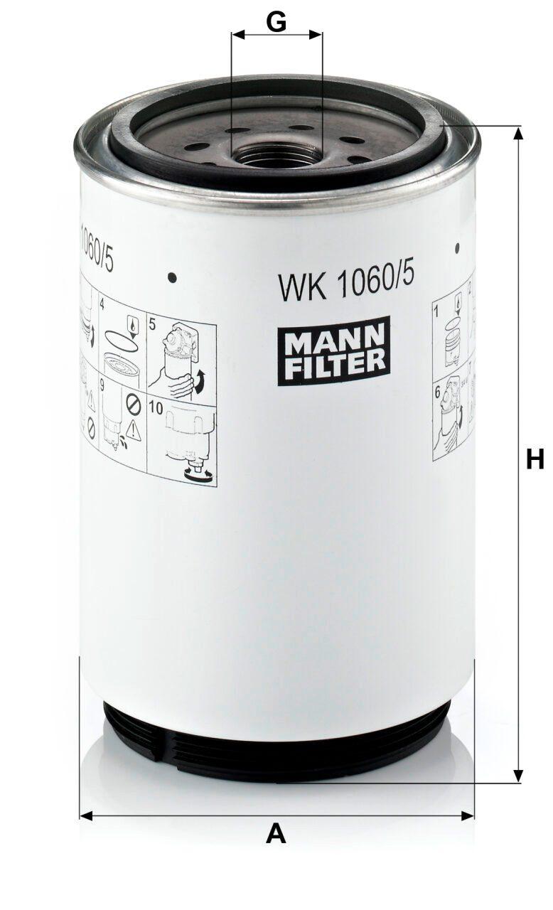 Mann WK 1060/5 x Fuel Filter WK10605x