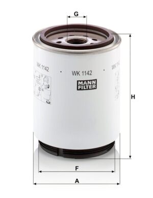 Mann WK 1142 x Fuel Filter WK1142x