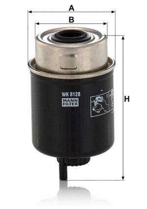Mann WK 8128 Fuel Filter WK8128 Replaces WK8142