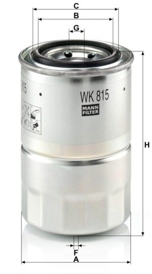 Mann WK 815 x Fuel Filter WK815x