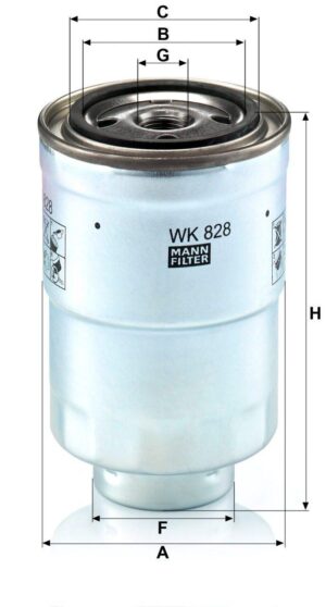 Mann WK 828 x Fuel Filter WK828x