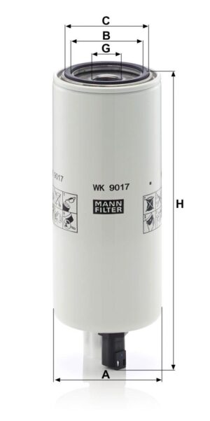 Mann WK 9017 x Fuel Filter WK9017x
