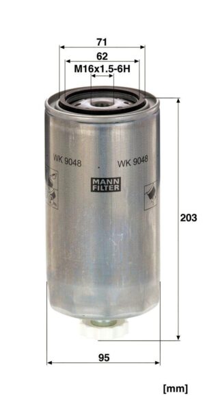 Mann WK 9048 x Fuel Filter WK9048x