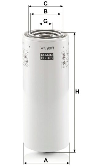 Mann WK 980/1 Fuel Filter WK9801