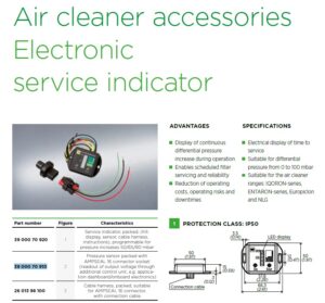Mann + Hummel Air Filter Housing Pressure Sensor 3900070910