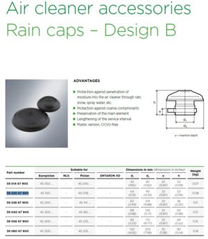 Mann + Hummel EuroPiclon 100 & Piclon Rain Cap 3902067900
