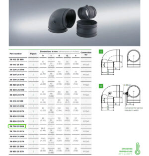 90 Degree Elbow for Mann + Hummel Air Filters 3970025999