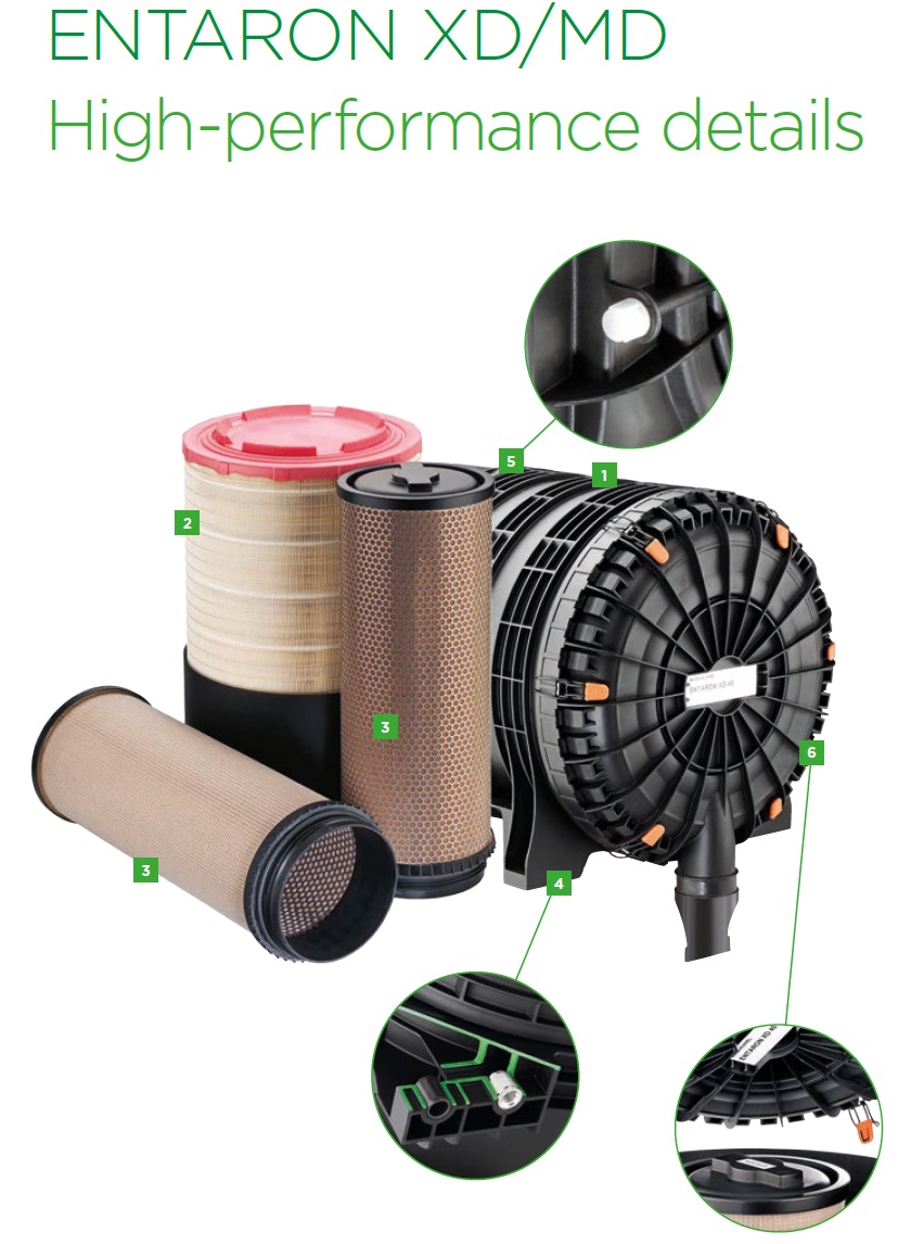 Mann + Hummel Entaron XD 14 Air Filter Housing 4552692950