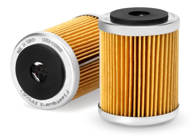 Fleetguard FF5057 Fuel Filter Cartridge Metal