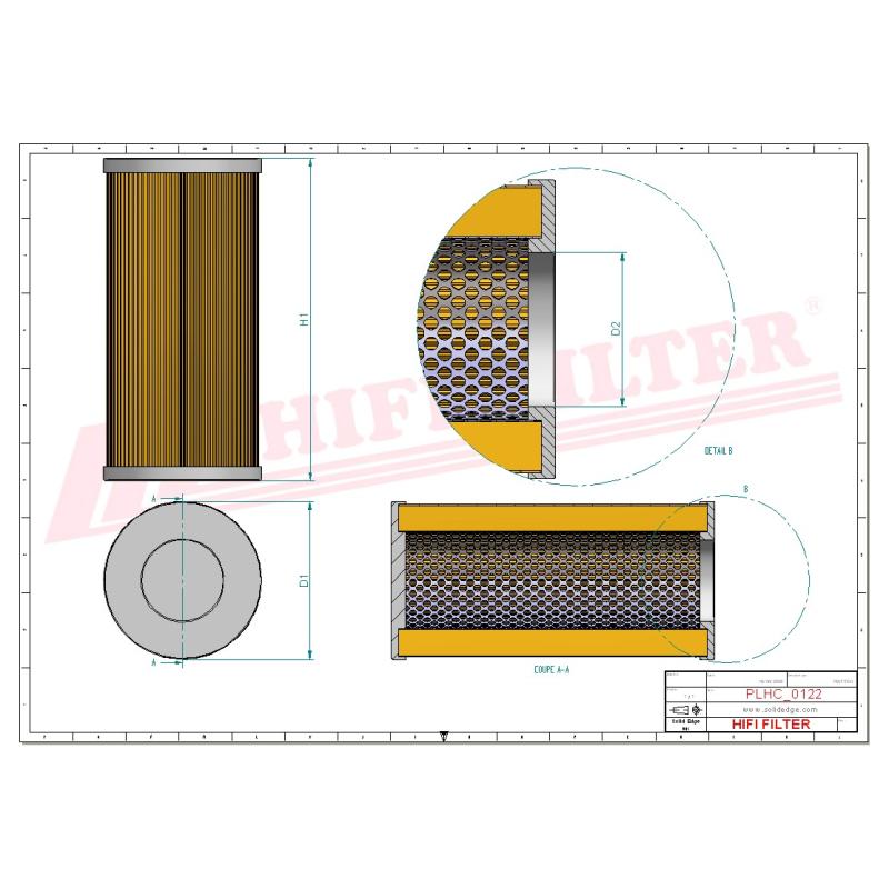 HiFi SH84016 Hydraulic Filter