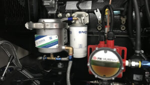OCM 1-micron bypass oil filtration system for industrial engines and hydraulic systems