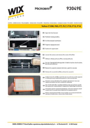 WIX 93049E Cabin Air Filter