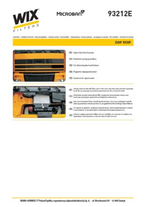 WIX 93212E Cabin Air Filter
