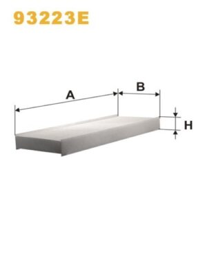 WIX 93223E Cabin Air Filter