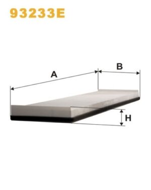 WIX 93233E Cabin Air Filter