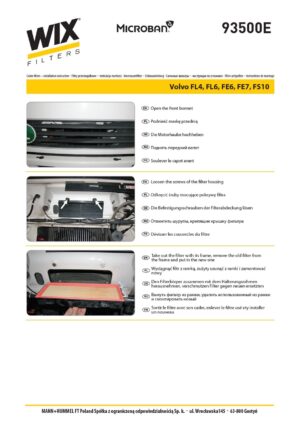 WIX 93500E Cabin Air Filter