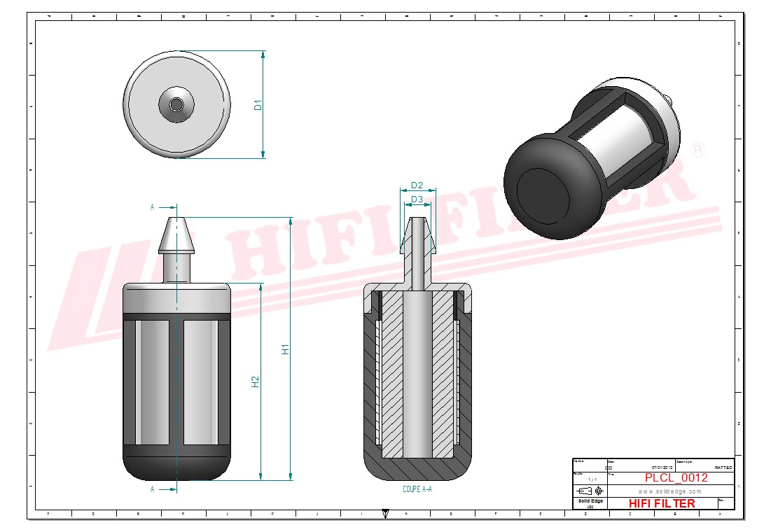 HIFI FILTER BE 4024 Gasoline Filter