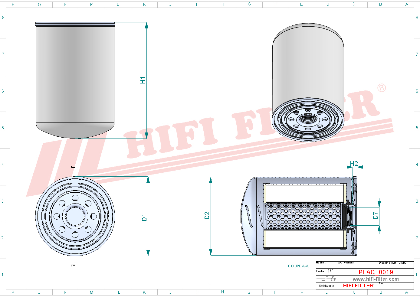 HIFI FILTER FS 700 Ventilation Filter