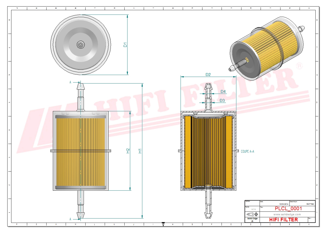 HIFI FILTER RT 1