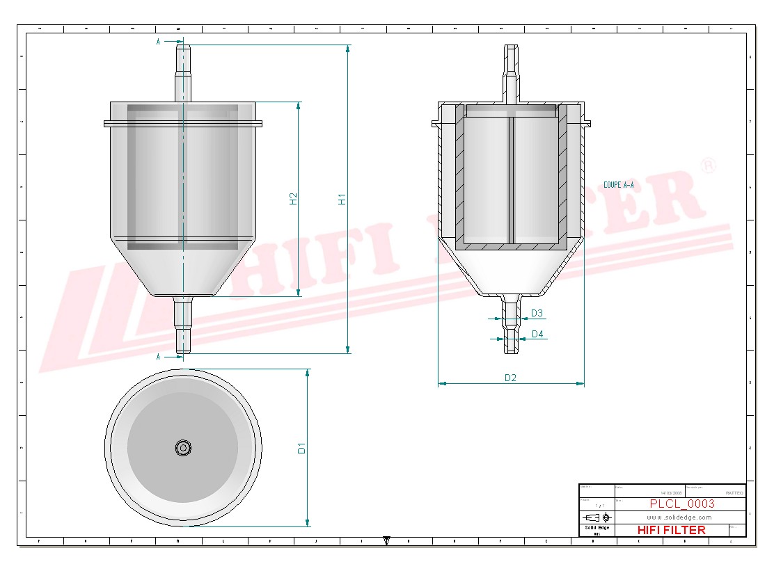 HIFI FILTER RT 2 Breather For Valtra T 235 Active