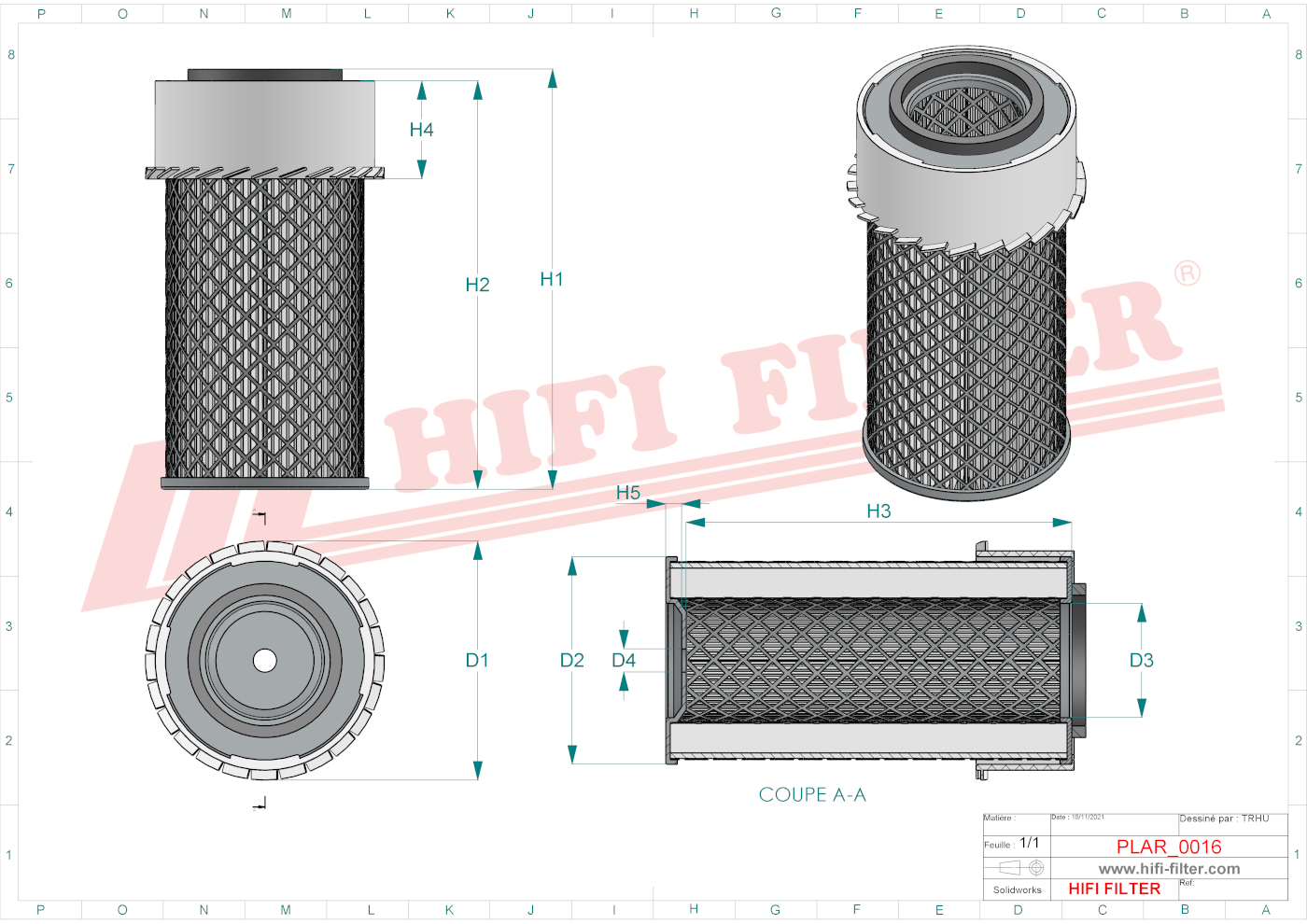 HIFI FILTER SA 10385 K Air Filter