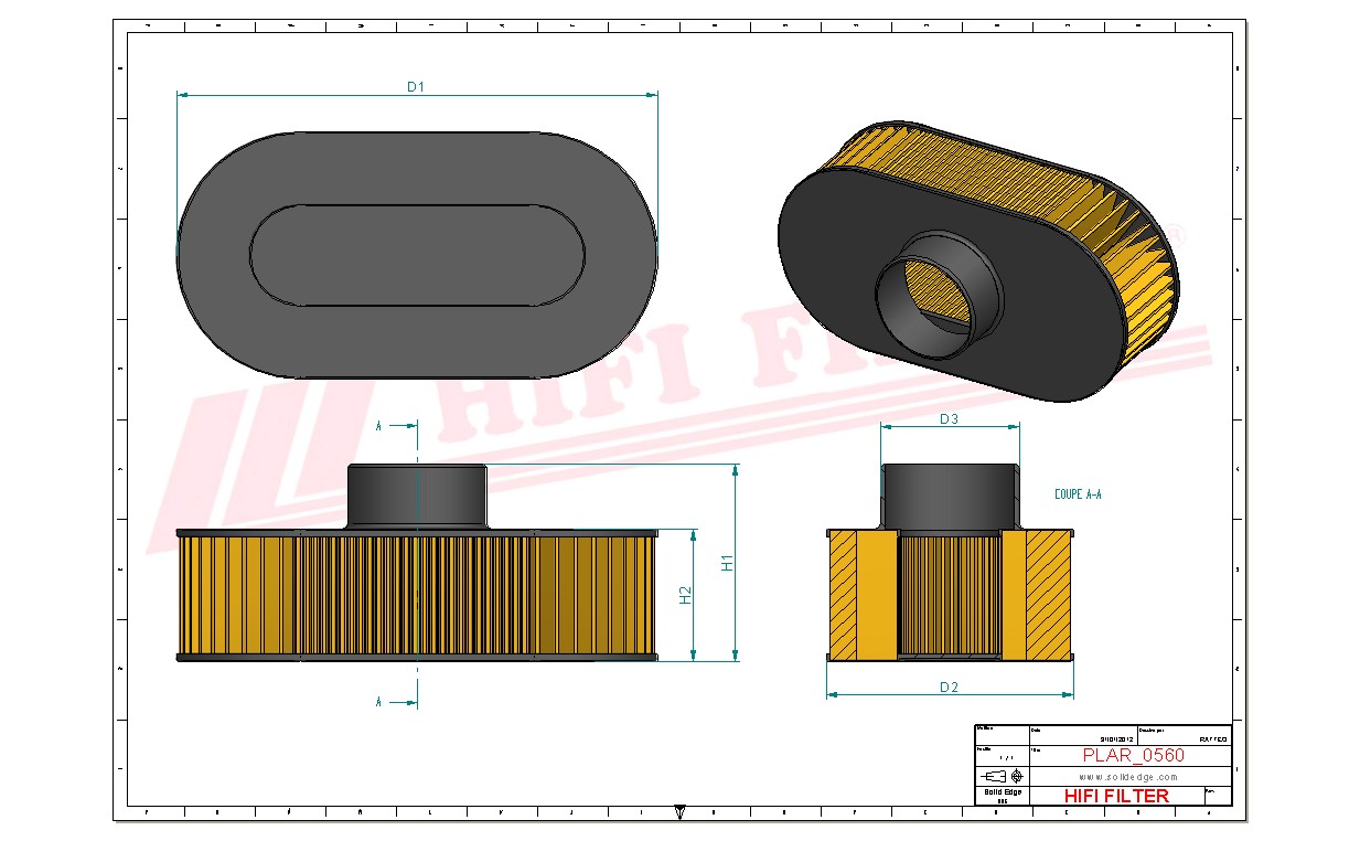 HIFI FILTER SA 12455 Air Filter