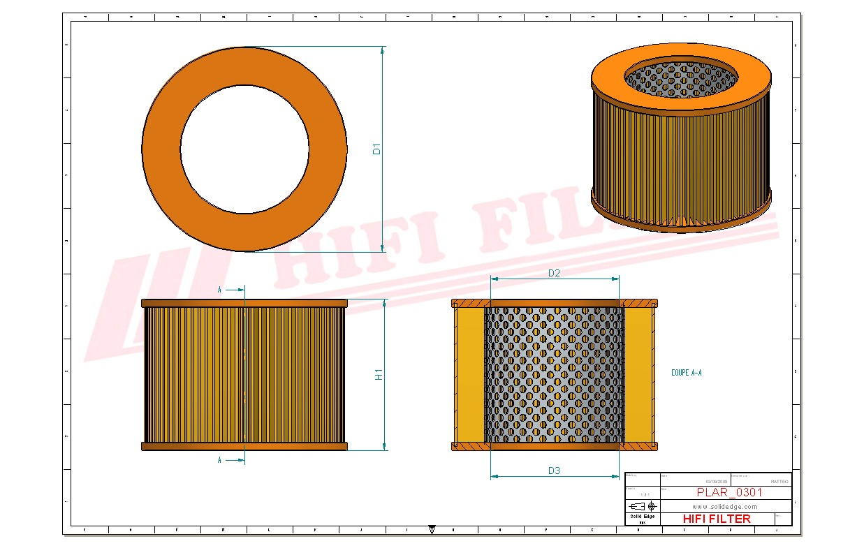 HIFI FILTER SA 12519 Air Filter