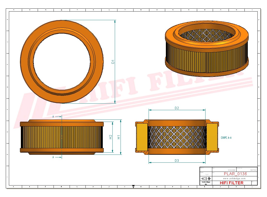 HIFI FILTER SA 12521 Air Filter