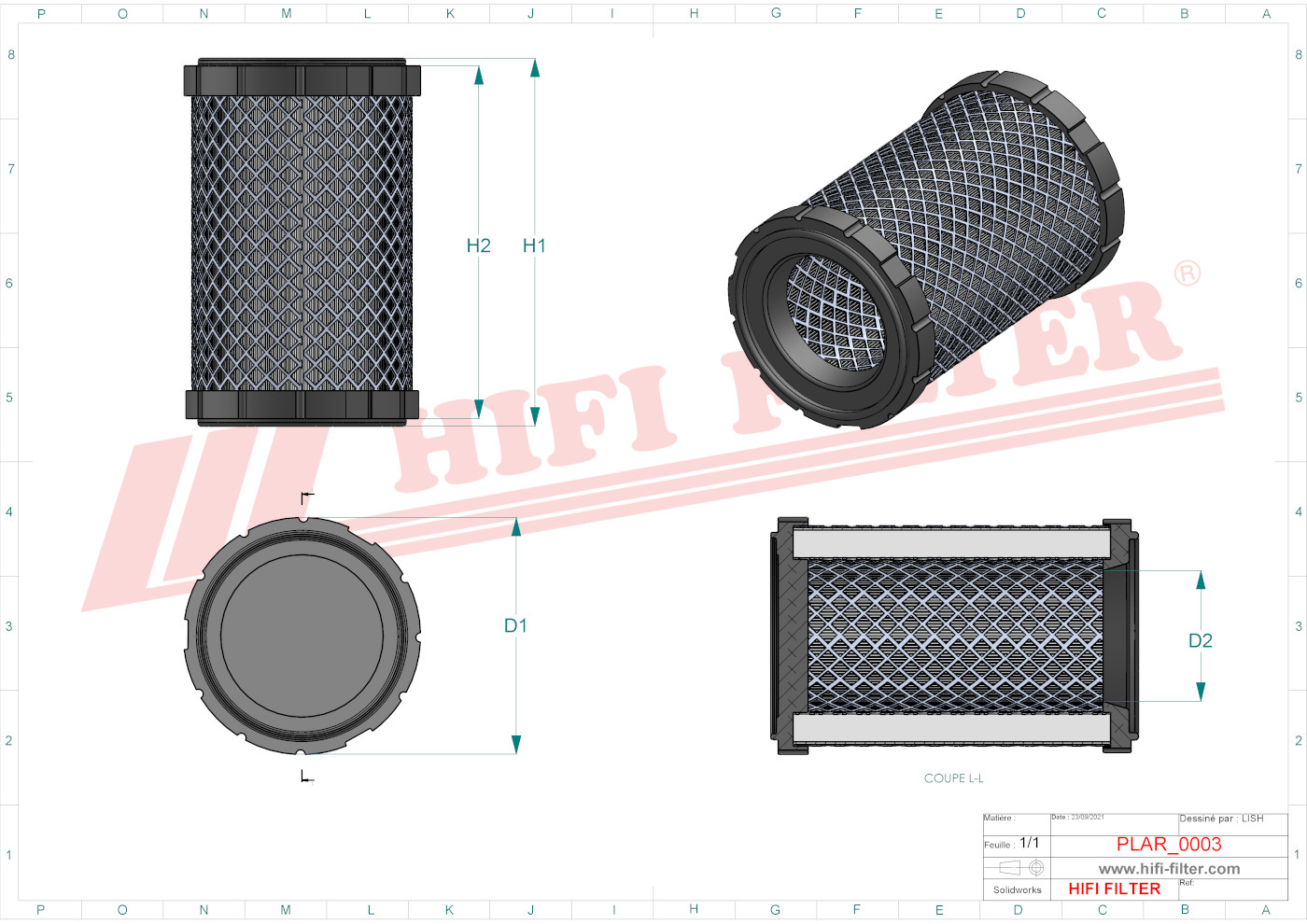 HIFI FILTER SA 16056