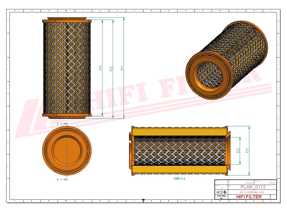 HIFI FILTER SA 16254 Air Filter