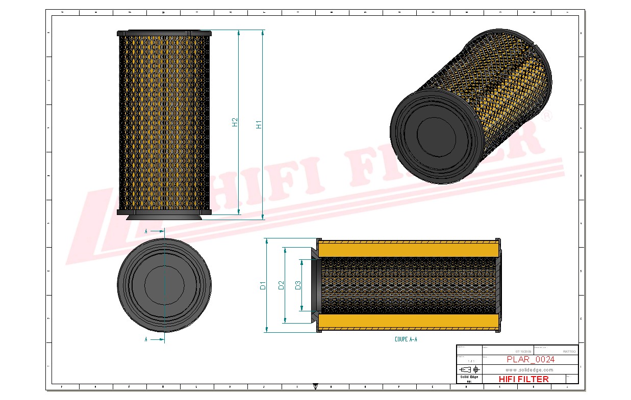 HIFI FILTER SA 16322 Air Filter