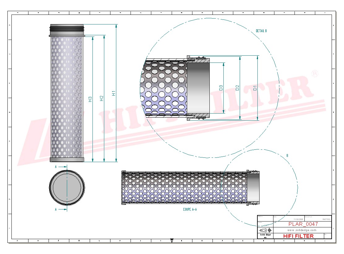 HIFI FILTER SA 16399 Air Filter