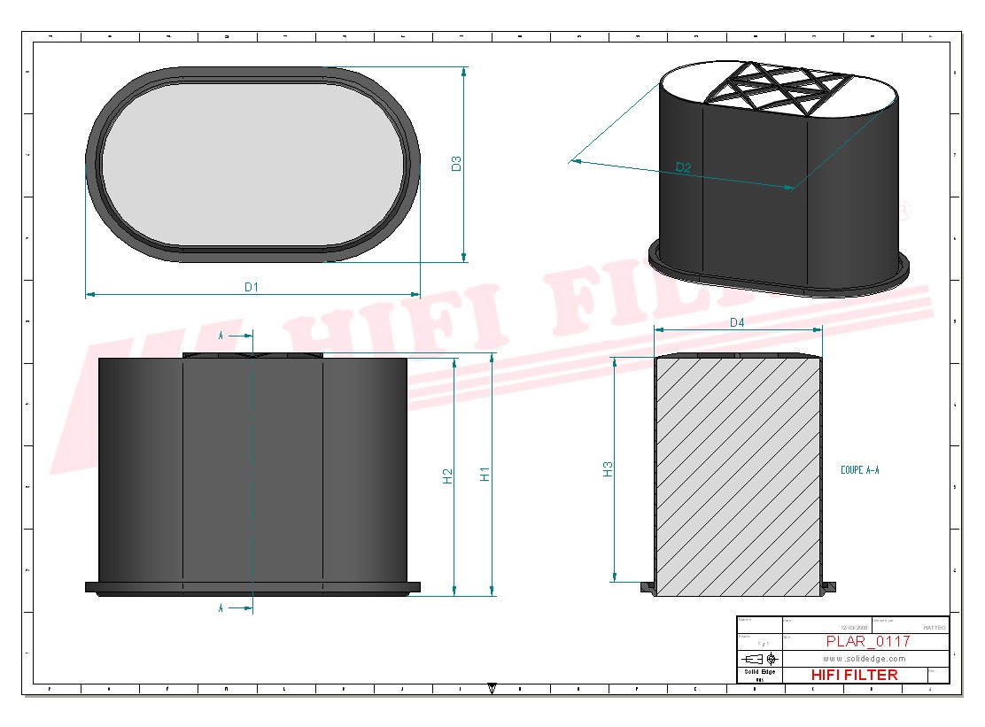 HIFI FILTER SA 16804 Air Filter