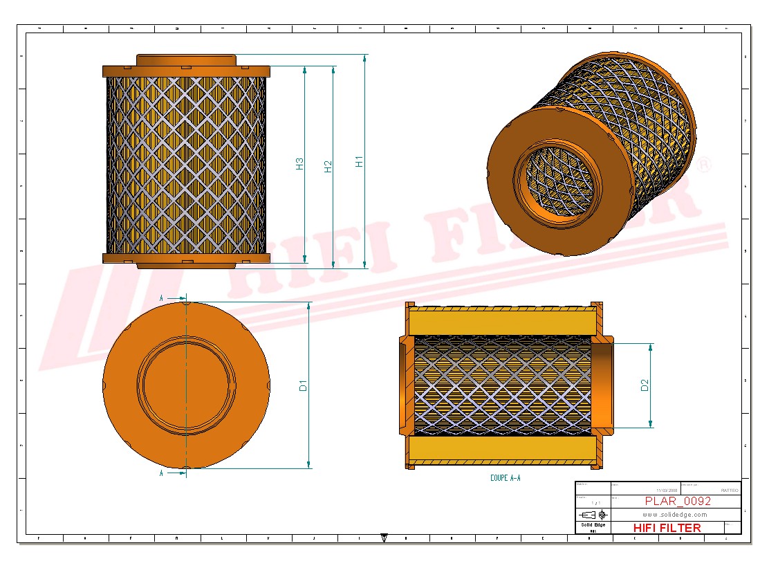 HIFI FILTER SA 17217 Air Filter