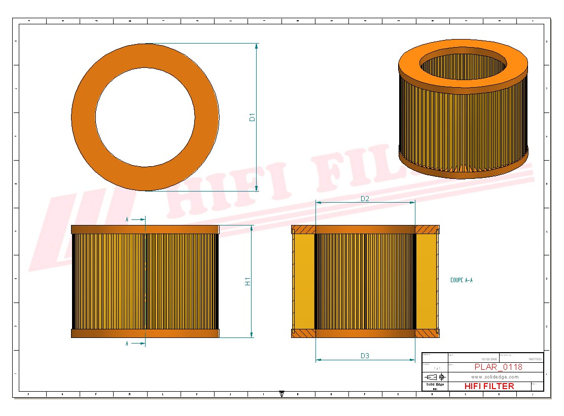 HIFI FILTER SA 17224 Air Filter