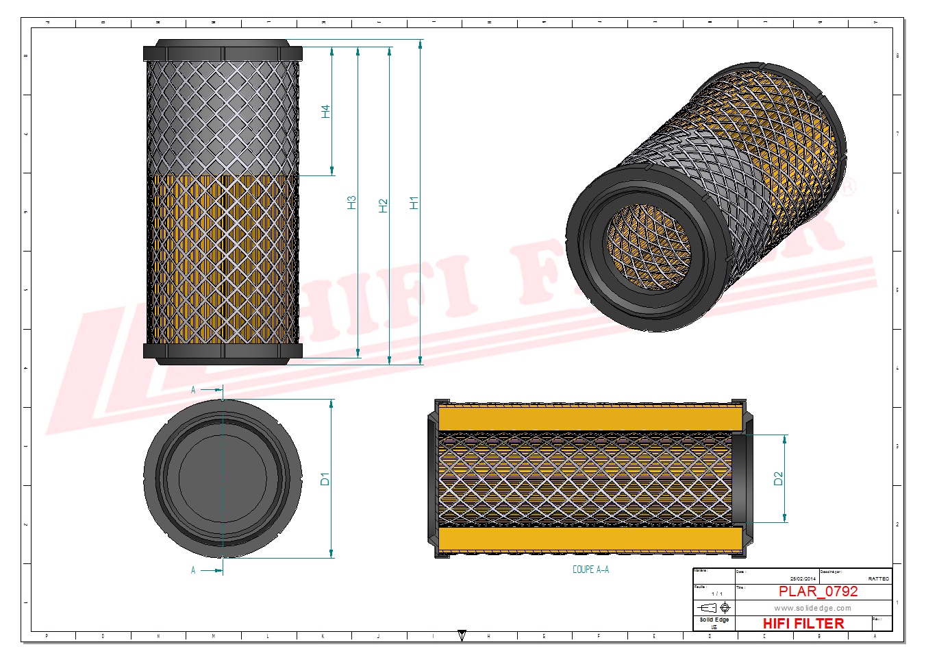 HIFI FILTER SA 18146 Air Filter