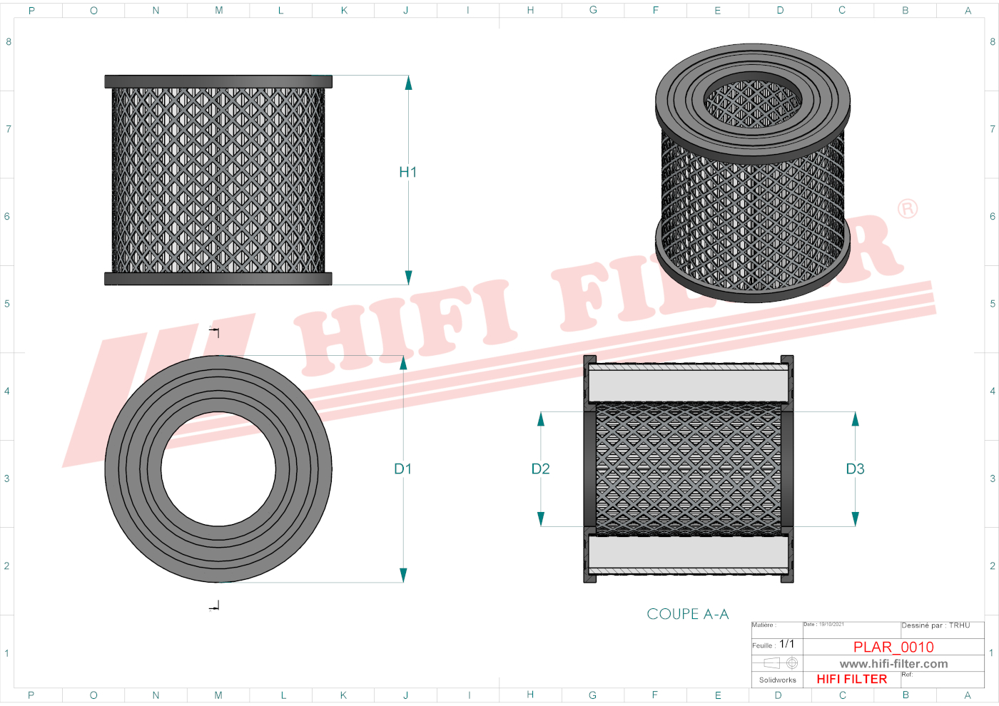 HIFI FILTER SA 19146 Air Filter
